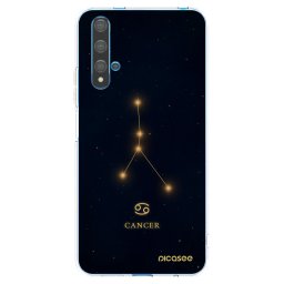 Átlátszó szilikon tok az alábbi mobiltelefonokra Huawei Nova 5T - CANCER