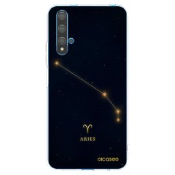 Átlátszó szilikon tok az alábbi mobiltelefonokra Huawei Nova 5T - ARIES