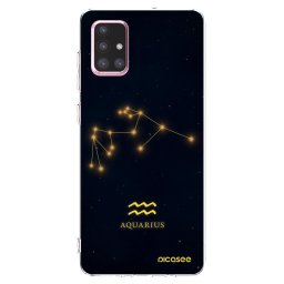 Átlátszó szilikon tok az alábbi mobiltelefonokra Samsung Galaxy A71 A715F - AQUARIUS