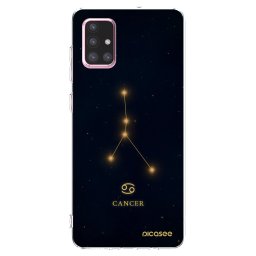 Átlátszó szilikon tok az alábbi mobiltelefonokra Samsung Galaxy A71 A715F - CANCER
