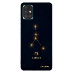 Átlátszó szilikon tok az alábbi mobiltelefonokra Samsung Galaxy A51 A515F - CANCER