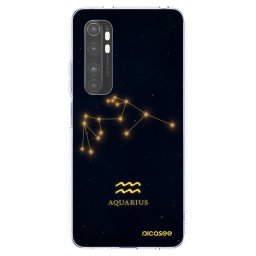 Átlátszó szilikon tok az alábbi mobiltelefonokra Xiaomi Mi Note 10 Lite - AQUARIUS