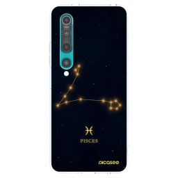 Átlátszó szilikon tok az alábbi mobiltelefonokra Xiaomi Mi 10 - PISCES