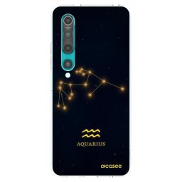 Átlátszó szilikon tok az alábbi mobiltelefonokra Xiaomi Mi 10 - AQUARIUS