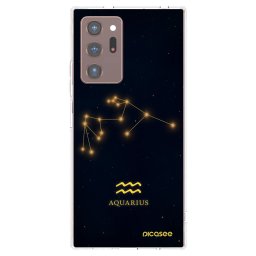 Átlátszó szilikon tok az alábbi mobiltelefonokra Samsung Galaxy Note 20 Ultra - AQUARIUS