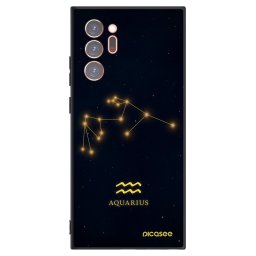 Fekete szilikon tok az alábbi mobiltelefonokra Samsung Galaxy Note 20 Ultra - AQUARIUS