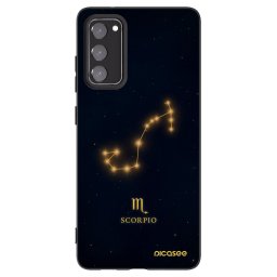 Fekete szilikon tok az alábbi mobiltelefonokra Samsung Galaxy S20 FE - SCORPIO