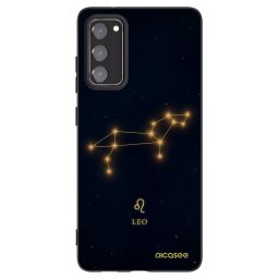 Fekete szilikon tok az alábbi mobiltelefonokra Samsung Galaxy S20 FE - LEO