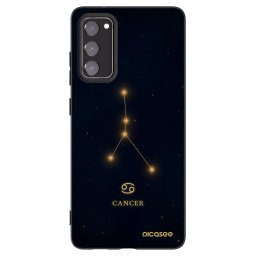 Fekete szilikon tok az alábbi mobiltelefonokra Samsung Galaxy S20 FE - CANCER