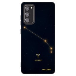 Fekete szilikon tok az alábbi mobiltelefonokra Samsung Galaxy S20 FE - ARIES