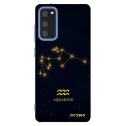 Átlátszó szilikon tok az alábbi mobiltelefonokra Samsung Galaxy S20 FE - AQUARIUS