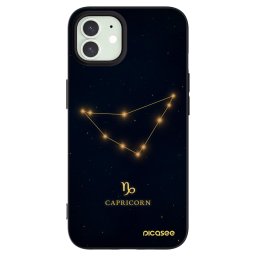 Fekete szilikon tok az alábbi mobiltelefonokra Apple iPhone 12 - CAPRICORN