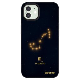 Fekete szilikon tok az alábbi mobiltelefonokra Apple iPhone 12 - SCORPIO