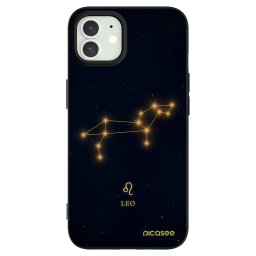 Fekete szilikon tok az alábbi mobiltelefonokra Apple iPhone 12 - LEO