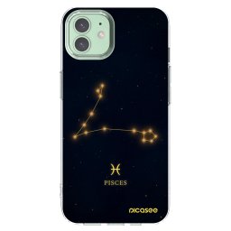 Átlátszó szilikon tok az alábbi mobiltelefonokra Apple iPhone 12 - PISCES