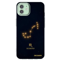 Átlátszó szilikon tok az alábbi mobiltelefonokra Apple iPhone 12 - SCORPIO