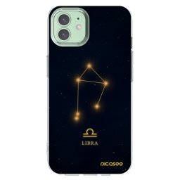 Átlátszó szilikon tok az alábbi mobiltelefonokra Apple iPhone 12 - LIBRA