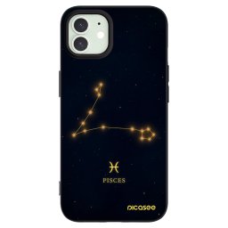 Fekete szilikon tok az alábbi mobiltelefonokra Apple iPhone 12 Pro - PISCES