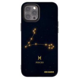 Fekete szilikon tok az alábbi mobiltelefonokra Apple iPhone 12 Pro Max - PISCES