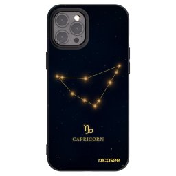 Fekete szilikon tok az alábbi mobiltelefonokra Apple iPhone 12 Pro Max - CAPRICORN