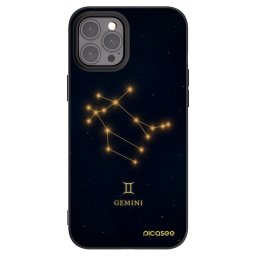 Fekete szilikon tok az alábbi mobiltelefonokra Apple iPhone 12 Pro Max - GEMINI