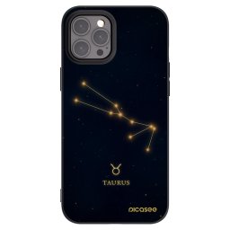 Fekete szilikon tok az alábbi mobiltelefonokra Apple iPhone 12 Pro Max - TAURUS