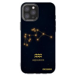 Átlátszó szilikon tok az alábbi mobiltelefonokra Apple iPhone 12 Pro Max - AQUARIUS