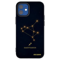 Fekete szilikon tok az alábbi mobiltelefonokra Apple iPhone 12 mini - SAGITTARIUS