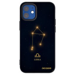 Fekete szilikon tok az alábbi mobiltelefonokra Apple iPhone 12 mini - LIBRA