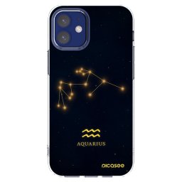 Átlátszó szilikon tok az alábbi mobiltelefonokra Apple iPhone 12 mini - AQUARIUS