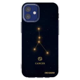 Átlátszó szilikon tok az alábbi mobiltelefonokra Apple iPhone 12 mini - CANCER