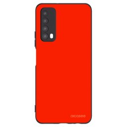 Fekete szilikon tok az alábbi mobiltelefonokra Huawei P Smart 2021 - Maranello Red