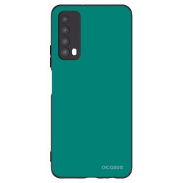 Fekete szilikon tok az alábbi mobiltelefonokra Huawei P Smart 2021 - Emerald Mist