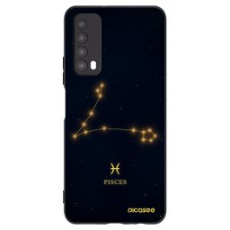 Fekete szilikon tok az alábbi mobiltelefonokra Huawei P Smart 2021 - PISCES