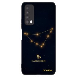 Fekete szilikon tok az alábbi mobiltelefonokra Huawei P Smart 2021 - CAPRICORN