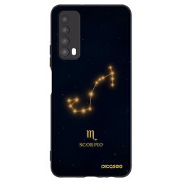 Fekete szilikon tok az alábbi mobiltelefonokra Huawei P Smart 2021 - SCORPIO