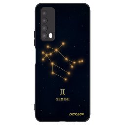Fekete szilikon tok az alábbi mobiltelefonokra Huawei P Smart 2021 - GEMINI