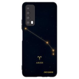 Fekete szilikon tok az alábbi mobiltelefonokra Huawei P Smart 2021 - ARIES