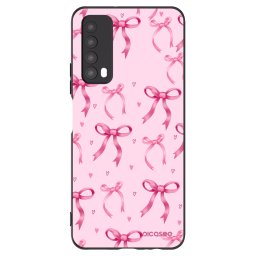 Fekete szilikon tok az alábbi mobiltelefonokra Huawei P Smart 2021 - Bow Aesthetic