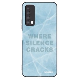 Fekete szilikon tok az alábbi mobiltelefonokra Huawei P Smart 2021 - SILENCE