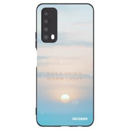 Fekete szilikon tok az alábbi mobiltelefonokra Huawei P Smart 2021 - COLD SKIES