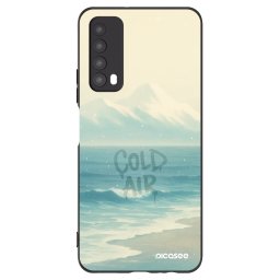 Fekete szilikon tok az alábbi mobiltelefonokra Huawei P Smart 2021 - COLD AIR