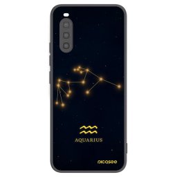 Fekete szilikon tok az alábbi mobiltelefonokra Sony Xperia 10 II - AQUARIUS