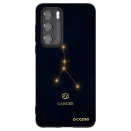 Fekete szilikon tok az alábbi mobiltelefonokra Huawei P40 - CANCER