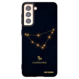 Fekete szilikon tok az alábbi mobiltelefonokra Samsung Galaxy S21 5G G991B - CAPRICORN