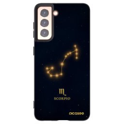 Fekete szilikon tok az alábbi mobiltelefonokra Samsung Galaxy S21 5G G991B - SCORPIO