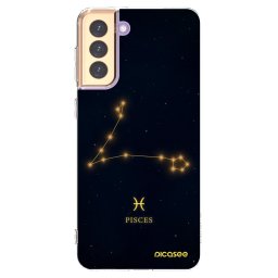 Átlátszó szilikon tok az alábbi mobiltelefonokra Samsung Galaxy S21+ 5G G996F - PISCES