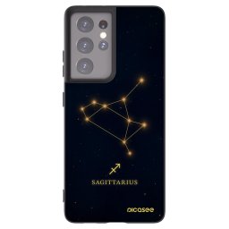 Fekete szilikon tok az alábbi mobiltelefonokra Samsung Galaxy S21 Ultra 5G G998B - SAGITTARIUS