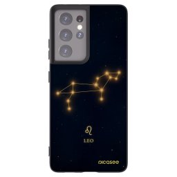 Fekete szilikon tok az alábbi mobiltelefonokra Samsung Galaxy S21 Ultra 5G G998B - LEO
