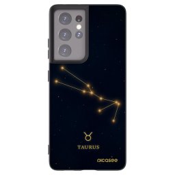Fekete szilikon tok az alábbi mobiltelefonokra Samsung Galaxy S21 Ultra 5G G998B - TAURUS